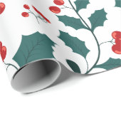 Modern Watercolor Wrapping Paper Geschenkpapier (Rolleneckpunkt)