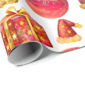 Modern Watercolor Wrapping Paper Geschenkpapier (Rolleneckpunkt)