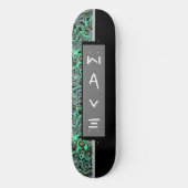 Modern Wave Custom Skateboard (Vorderseite)