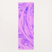 Modern Wave Pink Yogamatte (Rückseite)