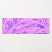 Modern Wave Pink Yogamatte (Vorderseite (Horizontal))