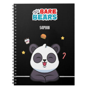 Modern We bare Bears Panda Kids Notizbuch Notizblock