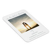 Modern We Decided on Forever Foto Save The Date Magnet (Rechte Seite)
