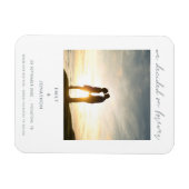 Modern We Decided on Forever Foto Save The Date Magnet (Horizontal)