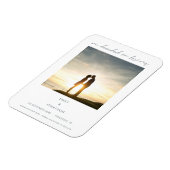 Modern We Decided on Forever Foto Save The Date Magnet (Linke Seite)