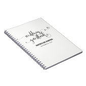 Modern We do Script Wedding Guest Book Notizblock (Rechte Seite)