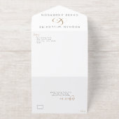 Modern We Do Text All-in-One-Einladung (Außenseite)