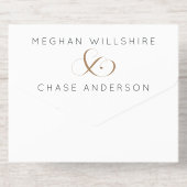 Modern We Do Text All-in-One-Einladung (Rückseite)