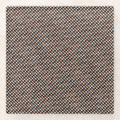 Modern weave abstract geometric pattern 1277 glasuntersetzer (Vorderseite)