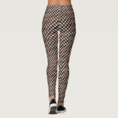 Modern weave abstract geometric pattern 1277 leggings (Rückseite)