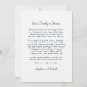 Modern Wedding Card Thank You Card Photo  Dankeskarte (Rückseite)