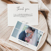 Modern Wedding Dankeschön Card Einladung