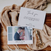 Modern Wedding Dankeschön Card Einladung