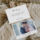 Modern Wedding Dankeschön Card Einladung