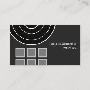 Modern Wedding DJ 2020 Visitenkarte