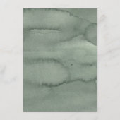 Modern wedding Enclosure Card  Details. Begleitkarte (Rückseite)