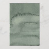 Modern wedding Enclosure Card  Details. Begleitkarte (Rückseite)