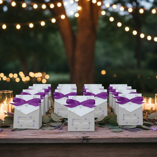Modern Wedding Favors for a Unique Celebration Geschenkschachtel