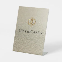 Modern Wedding Gifts&Cards Sign Sockelschild
