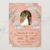 Modern Wedding Invitation | Fully Editable Einladung (Vorne/Hinten)