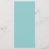 Modern Wedding Menu Card, Minimalist Custom Dinner Menükarte (Rückseite)