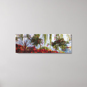 Modern Weeping Willow Stretched Canvas Print Leinwanddruck