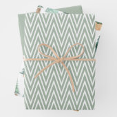 Modern | Weihnachten | Bäume | Minimalistisch Geschenkpapier Set (Beispiel)