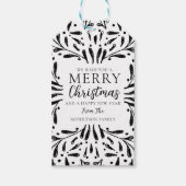 Modern Weihnachtsgeschenk-Tag Geschenkanhänger (Vorderseite)