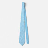 Modern weiß & blau krawatte (Vorderseite)