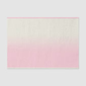 Modern weiß Pastell Pink Ombre Gradient Seidenpapier (Vorderseite)
