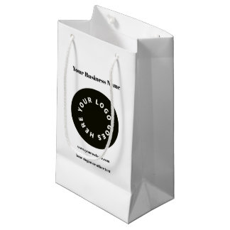 Modern Weiße Fügen Sie Ihr Logo hinzu Kleine Geschenktüte