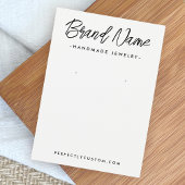 Modern weiße oder farbige Ohrkarte