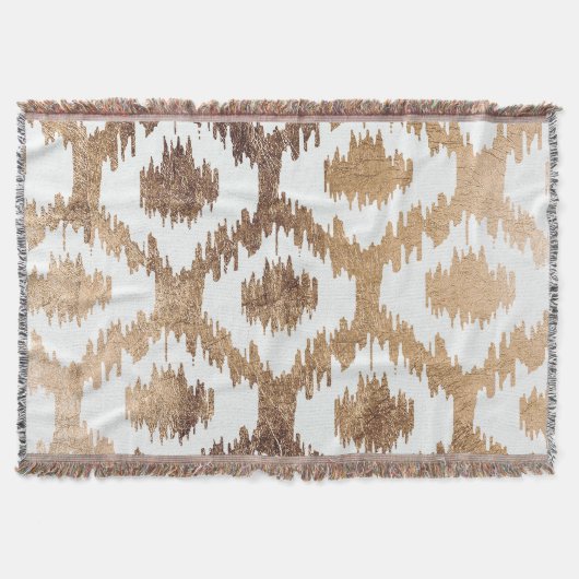 Modern weißes Messinggold Decke (Vorderseite)