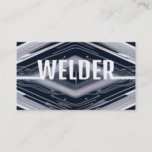 Modern Welder Business Card Visitenkarte