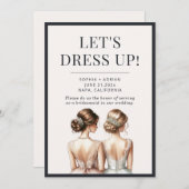 Modern werden Sie meine Bridesmaid-Karte sein Einladung (Vorne/Hinten)