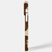 Modern Western Country Cowgirl Brown Script Name Case-Mate iPhone Hülle (Rückseite / Links)