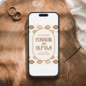 Modern Western Photo Save the Date Card Einladung