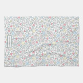 Modern Whimsical Floral Pattern Geschirrtuch (Horizontal)