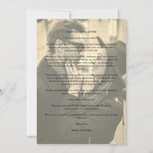 Modern Whimsical Typography Script Custom Photo (Rückseite)