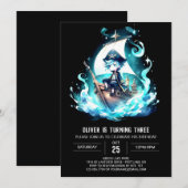 Modern Whimsy Pirate Einladung (Vorne/Hinten)