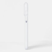 Modern White 16 Foto Collage & Monogram iPhone Hülle (Linke Seite)