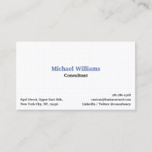 Modern White Blue Trendy Schachbrett Geometric Pat
