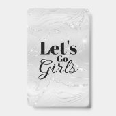 Modern White Bride Tribe Bachelorette Ausweis (Rückseite)