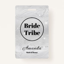 Modern White Bride Tribe Bachelorette