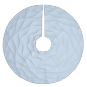 Modern White Christmas Tree Skirt Polyester Weihnachtsbaumdecke (Vorderseite)