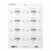 Modern White Face Serum Labels (Vorne)
