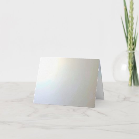 Modern White Flowers Pearls Thank You Card Dankeskarte (Rückseite)