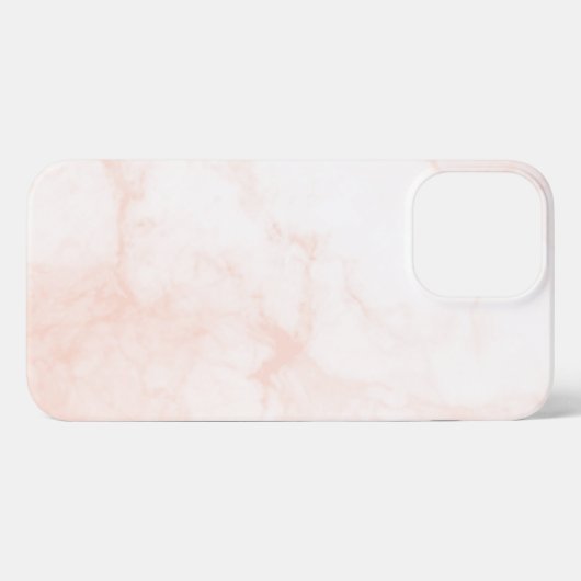 Modern White & Golden Marble iPhone Hülle (Rückseite (Horizontal))