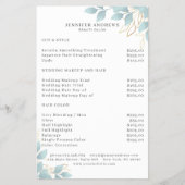 Modern, white-green Leafy Flyer (Vorne)