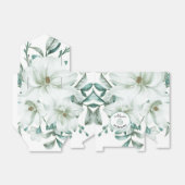 Modern White Magnolia Grüne Geburtstag Geschenkschachtel (Ungefaltet)